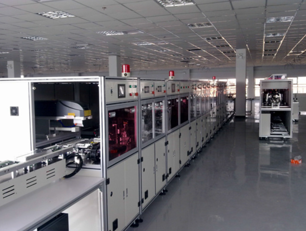 Coaxial MCC automated production line